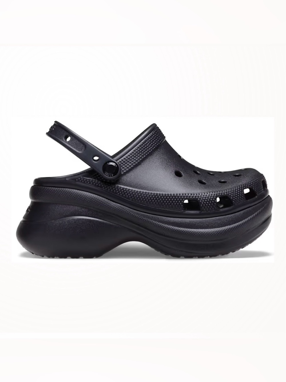 CROCS Bae Platform Clog Mule in Black Size 9